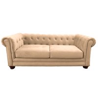 Latam Home - Sofa Florencia 3C Tela Velvet Beige