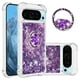 thumbnail image 1 of Funda Para Google Pixel 9/9 Pro Con Brillo Líquido, Protección Completa Y Soporte De Anillo Giratorio, 1 of 4