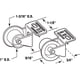 thumbnail image 3 of Conjunto de rodillos guía para cajones Prime-Line Steel, 1 paquete R 7147, 3 of 3