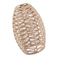 Ioensy - Pantalla De Lámpara Colgante De Ratán Tejido Para Cocina, Isla, Hotel, Dormitorio, Estilo D