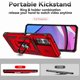 thumbnail image 4 of Funda Resistente Anillo Soporte Motorola Moto G Power 5G 2025 Privacidad Cámara Montaje Magnético Rojo, 4 of 6