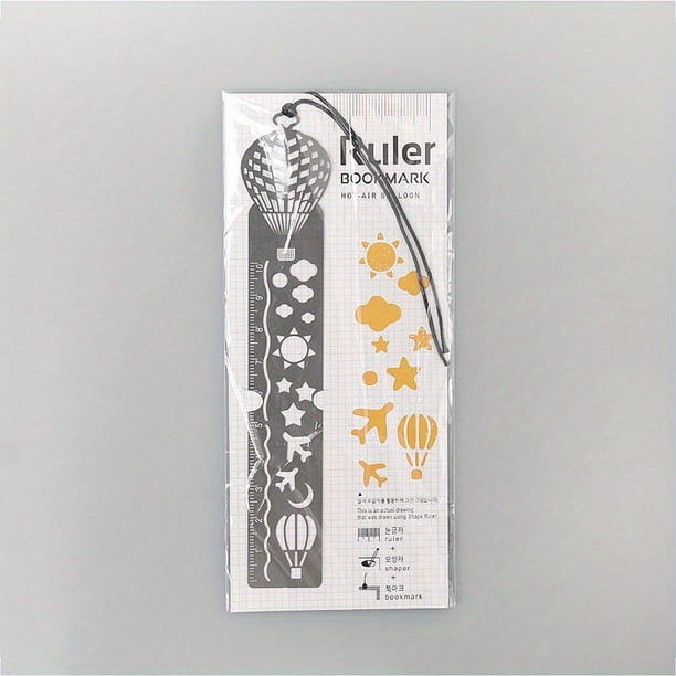 1pc Multifunctional Metal Bookmarks for Office, School, and Teachers - Creative Hollow-out Design for Easy Organization and Convenience