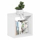 thumbnail image 2 of Repisas flotantes Furinno Cubicle para pared, blancas, 2 of 7
