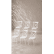 thumbnail image 1 of Pack de 6 Sillas Crossback Danubio Polipropileno de Comedor o Terraza Exterior - Blanca, 1 of 5