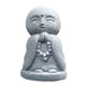 thumbnail image 2 of Escultura De Buda Monje Hecha A Mano Mini Decoración De Pecera Para Habitación Dormitorio Balcón B 3.4x3.3x5.3cm, 2 of 3