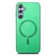 thumbnail image 1 of Magnetic Slim Case for Samsung Galaxy A24 with Camera Guard & Anti-Scratch Back Green, 1 of 6