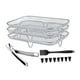 thumbnail image 2 of Rejillas para freidora de aire Bandeja rectangular apilable acero inoxidable, 2 of 3