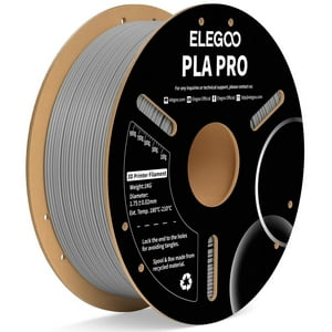 Filamento Para Impresora 3D Elegoo Pla Pro, 1,75 Mm, Gris, 1 Kg