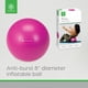 thumbnail image 2 of Pelota Gaiam Mini Ab Ball 20cm Inflable Rosada Yoga Pilates, 2 of 3