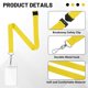 thumbnail image 4 of Lanyards WEZEBEL de 48 piezas con cierre de seguridad y porta credencial impermeable, 4 of 6