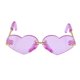 thumbnail image 5 of gafas de sol de moda con forma de corazón gafas para mu?ecas blythe de 12 pulgadas púrpura, 5 of 5