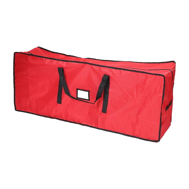 Bolsa De Almacenamiento Grande Para árboles De Navidad Durable Para Vacaciones Navidad Árboles Desmontados Rojo 122x38x50cm