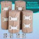 thumbnail image 2 of MEDca Elastic Compression Bandage Wrap - (Set of 4) with Hooks, Athletic - One Size, 2 of 9