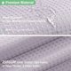 thumbnail image 4 of suxuMhao Cortina de Ducha Impermeable con Patrón de Waffle, 71x71in 1pza Forro de Cortina de Ducha para Baño, Forros de Ducha con 12 Ganchos de Plástico Como Regalo, Cortinas de Ducha Elegantes para, 4 of 4