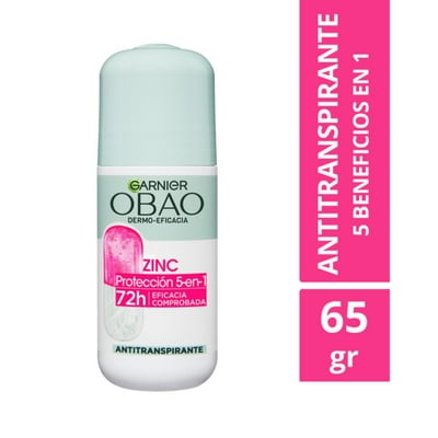 Desodorante Roll On Dermo-Eficacia Zinc 65 G Garnier