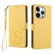 thumbnail image 1 of Funda Volteable tipo Billetera con Correa para iPhone 16 Pro, Amarillo, 1 of 6