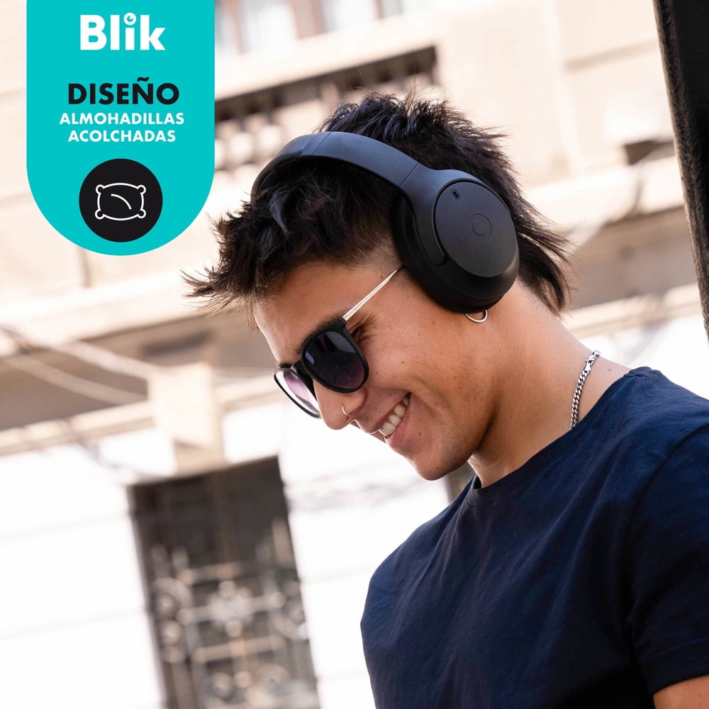 Audífonos Over Ear Essence 700 Bluetooth - Aux - Usb-C Negro, foto 8