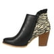 thumbnail image 4 of Botin Mujer Print Taco Medio 16 Yassne Negro, 4 of 5