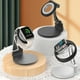 thumbnail image 5 of Soporte de carga universal compatible con Apple Watch SE/1-8/Ultra - Base de carga inalámbrica magnética con base de silicona antideslizante - Gris, 5 of 6