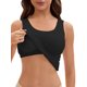 thumbnail image 1 of INSPIRE CHIC Camisetas de Mujer Regreso a Clases con Tirantes Anchos y Sujetador Incorporado Tops Casuales S Negro, 1 of 5