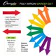 thumbnail image 3 of Set de flechas Champion Sports 41 cm 6 colores 12 unidades, 3 of 7