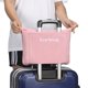 thumbnail image 4 of Manta y almohada de viaje EverSnug ultrasuaves de color rosa claro, 4 of 5
