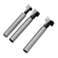 Magideal - 3 Brocas Para Enrutador De Ranura En T Profesion 1/4 5/16 3/8 1/2 6,35 Mm Brocas Para Agujeros De Llave Diámetro De Para Perno Hexagonal De