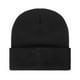thumbnail image 2 of Gorro Beanie De Lana Adulto Con Doblez Negro Forro Polar, 2 of 3