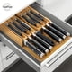 thumbnail image 5 of Organizador de cajones para cuchillos VaeFae Bamboo para 12 cuchillos, 5 of 6