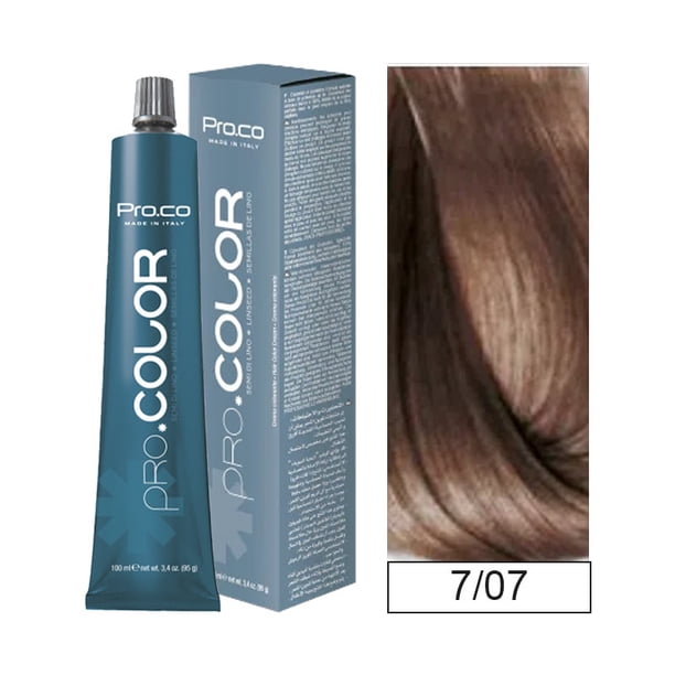 Tintura Permanente Pro.color 7/07 100ml + Oxidante | Lider