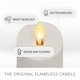 thumbnail image 3 of Vela LED sin llama Luminara Outdoor Votive Pearl Ivory, 3 of 8