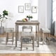 thumbnail image 2 of Dining Table, Bar Table and Chairs Set, 5 Piece Dining Table Set, Industrial Breakfast Table Set, for Living Room, Dining Room, Game Room, 2 of 3