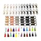 thumbnail image 4 of Set De Pulsera De Hardware Key FOB De 72pcs Conjunto De 6 Colores Con Anillos Para Llaves De Cordón, 4 of 5