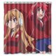 thumbnail image 1 of Cortina de ducha Toradora Taiga Minori y Ami, juego de cortinas de baño con ganchos, tamaño 66 x 72 pulgadas, 1 of 3