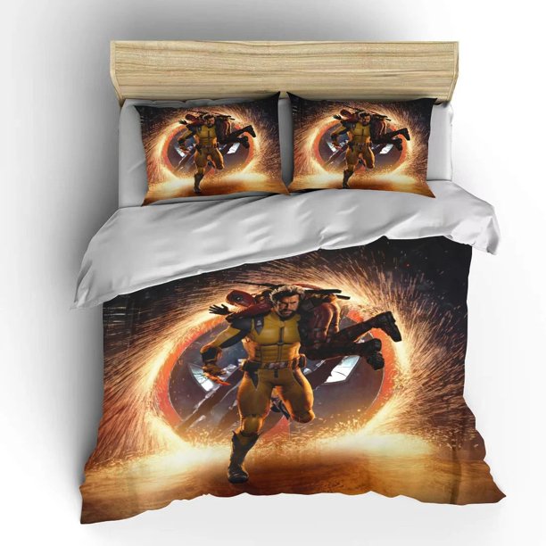 x169 Bed Sheetsed Duvet Cover Bedding Sets Comforter Piece Sets Bed Bed Boys and Girls Bed Decoration 3-Piece Bedding Set (1 Duvet Cover + 2 Pillow Shams) nj169