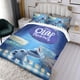 thumbnail image 3 of Olaf Presenta Conjunto de sábanas temático, trío de piezas, cómodo y amigable con la piel, diseño único, regalo de decoración para el hogar para familiares, amigos y fans,140cm *210cm, 3 of 6