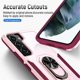thumbnail image 5 of Para Samsung Galaxy S22+ 5G Funda con Soporte de Anillo Metálico de Rotación de 360° [Soporte Magnético para Auto] a Prueba de Golpes Resistente Protección de Cuerpo Completo de Alta Resistencia, 5 of 6