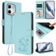 thumbnail image 2 of Infinix Hot 50i 4G Funda Billetera de Gato, Verde Claro, 2 of 6