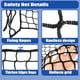 thumbnail image 2 of Red de Seguridad HARERNET 2x2 m Poliéster Negro, 2 of 8
