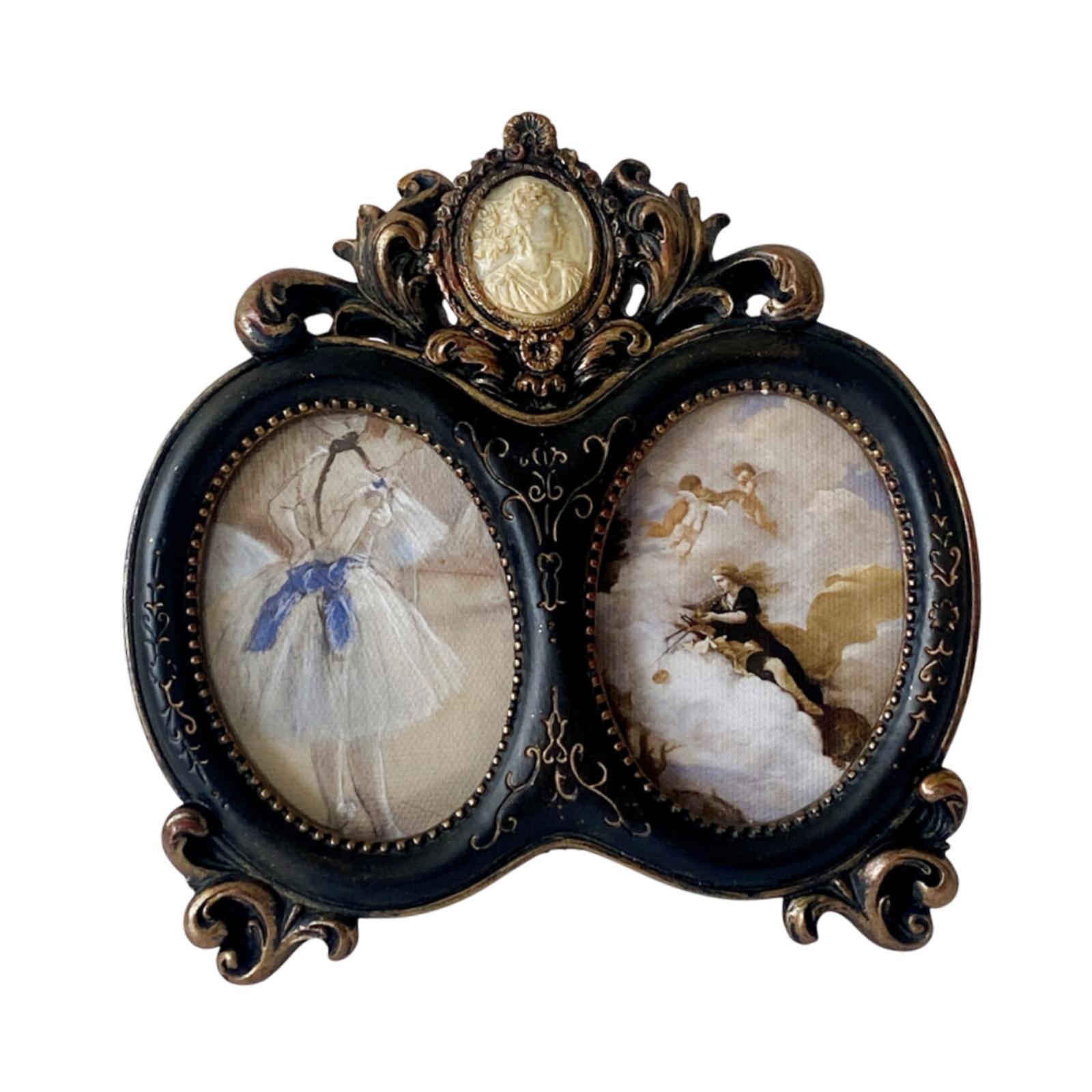 Magideal - Marco De Imagen Marco De La Foto Zarte Pendientes De Pared De Creative Ideal Ideal Muestra De Diseño Vintage Diseño Para Aniversarios De Cumpleaños Negro