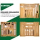 thumbnail image 4 of Organizador de cajones BAMEOS expandible de bambú para cocina y baño, 4 of 7