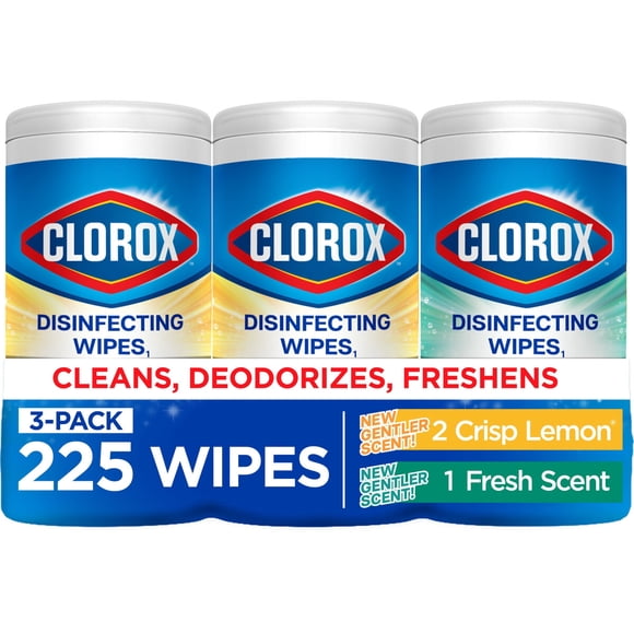 Toallitas Clorox Desinfectantes 225 un Crisp Lemon Fresh