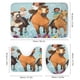 thumbnail image 3 of Spirit: Cabalgando libre-theme 4-Piece Shower Curtain Set with Rugs, Waterproof Bathroom Decor Set Includes Bath Mat, U-Shaped Rug, Toilet Lid Cover and Curtain with Hooks, 3 of 6