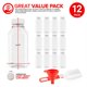 thumbnail image 2 of Botellas de Jugo Transparentes de 355 ml de Stock Your Home (Pack de 12), 2 of 7
