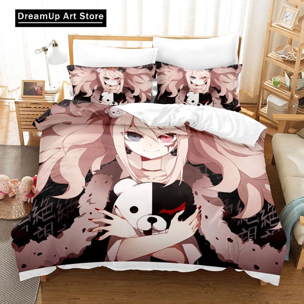 Danganronpa Bedding SetDuvet Cover Comforter Bed Set Quilt Cover Pillowcase Boys Girls Adults