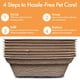 thumbnail image 5 of Cajas De Arena Desechables Brown Tamaño Grande Paquete De 8, 5 of 6