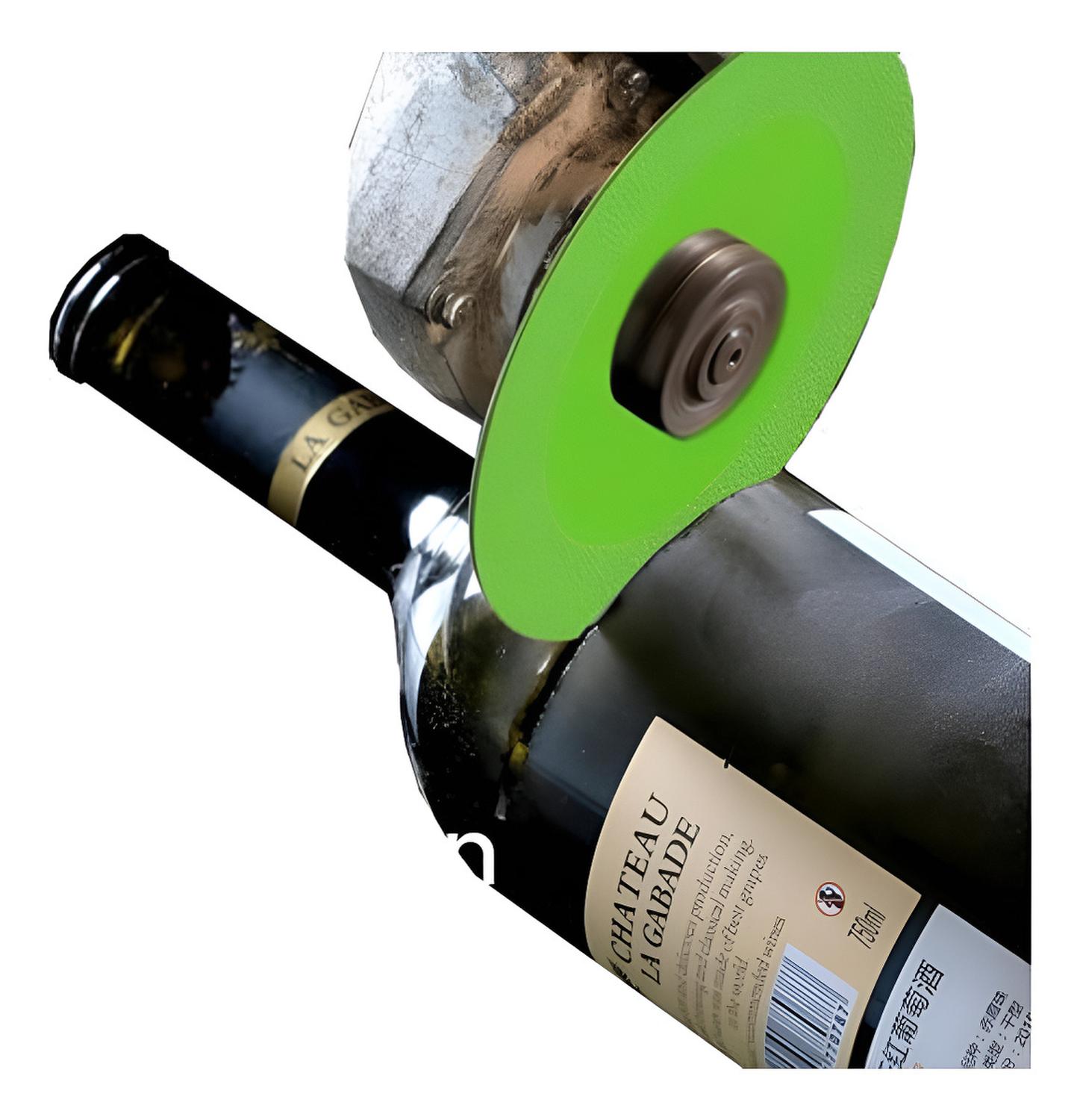 Genérica - Disco De Diamante Corte Vidrio Para Esmeril Estándar Chile Verde