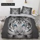 thumbnail image 1 of Animal Tigers Bedding Set Cute Quilt Cover Bed Cover With Pillowcase Boys Adult Home Textile, 1 of 5