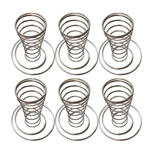 Magideal - 6 Piezas Soporte Para Cono De Waffle Soporte Para Helado Soporte De Exhibición De Cono De Comida De Metal Soporte Para Cono De Pizza Para Buffet Cocin Grande