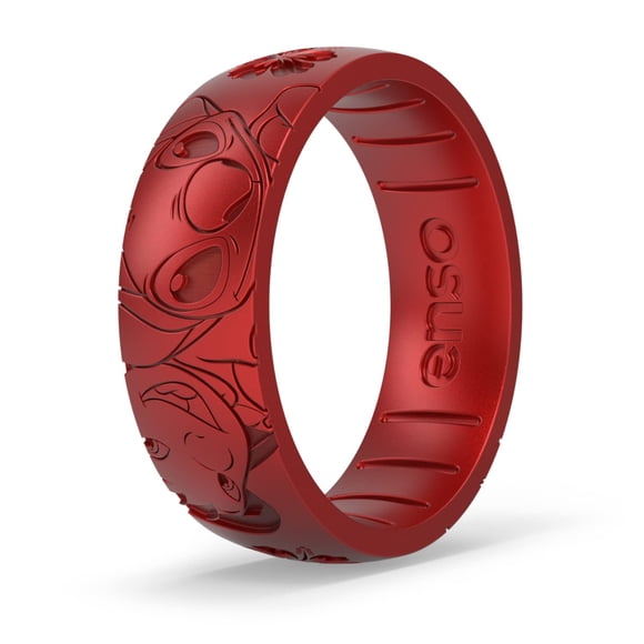Anillo de silicona Enso Rings Grabado Lilo & Stitch Disney Ohana